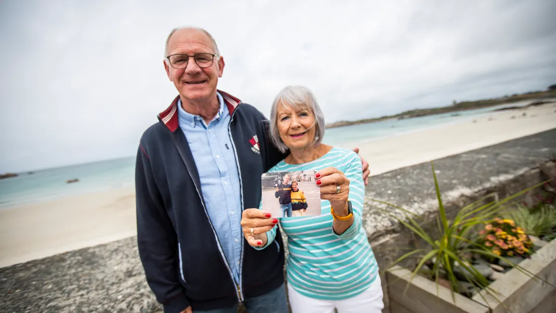 Ann Battye, right, was a teacher at La Mare De Carteret and organised French exchange trips to Martigne-Ferchaud for many years. (Picture by Sophie Rabey, 33407689)