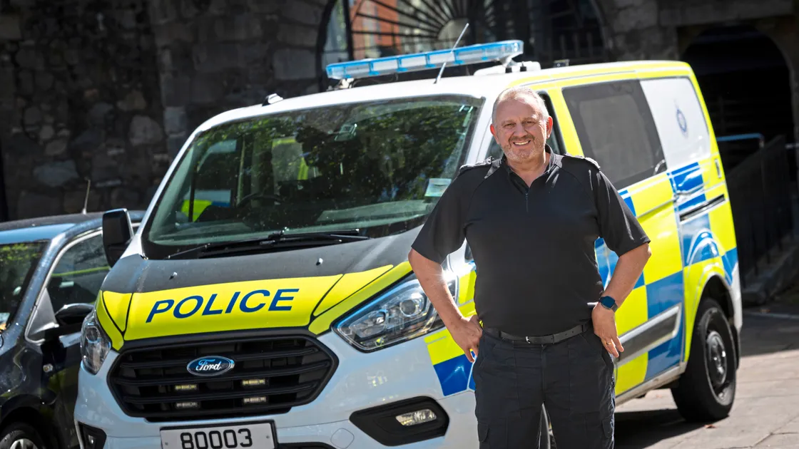 Mr Kitchen came to the island after working in forces in Lancashire, and more recently in London