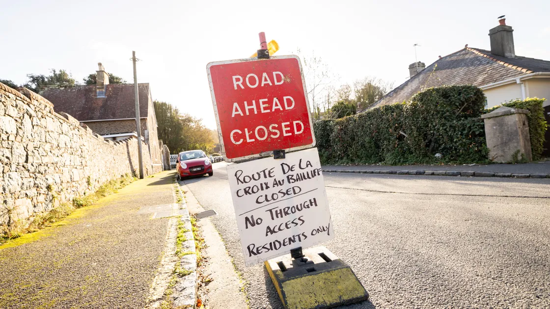 Several main roads around the island have been closed at the same time.