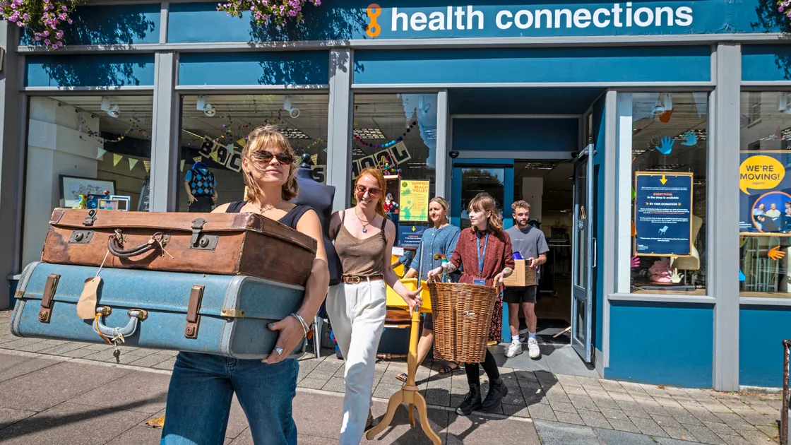 Volunteers from the charity are moving some stock to its Smith Street store, while some is being shared with other charities