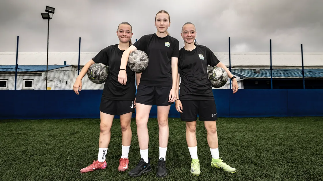 Left to right, Millie, Hollie and Emelie Jeffreys