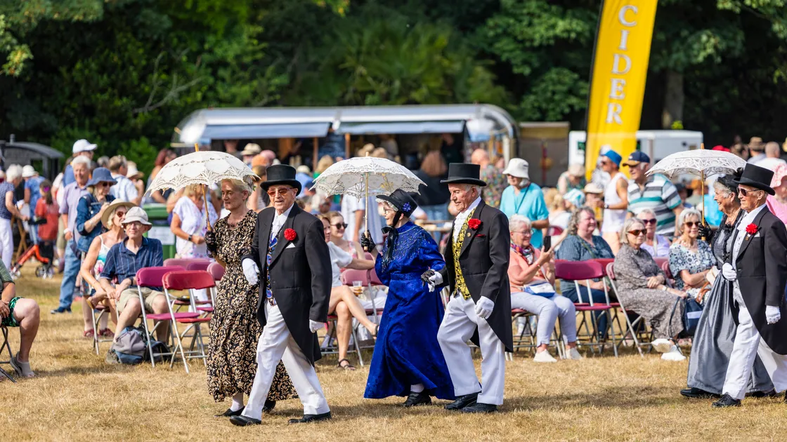 Traditional Guernsey dancers from Assemblaie Guernesiaise at La Viaer Marchi in Saumarez Park. 						 (Pictures by Sophie Rabey, 34827238)