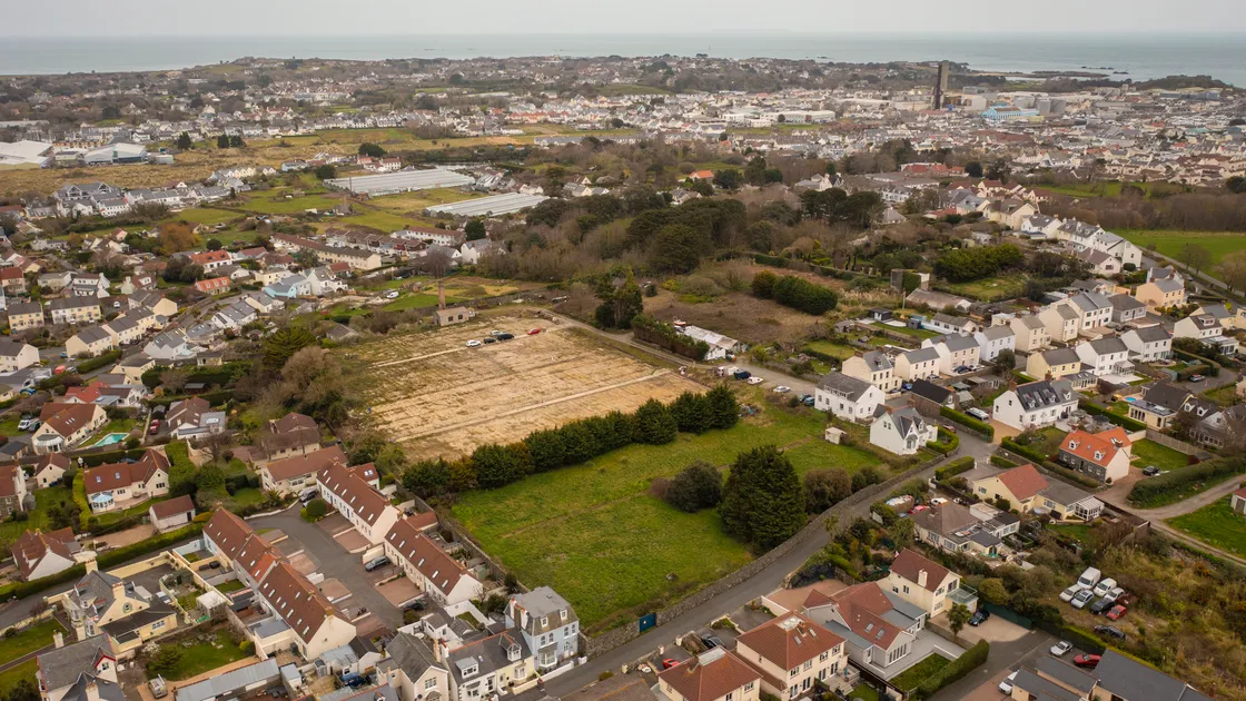 The nearby Pointes Rocques site is on the market with permission for 68 new homes.