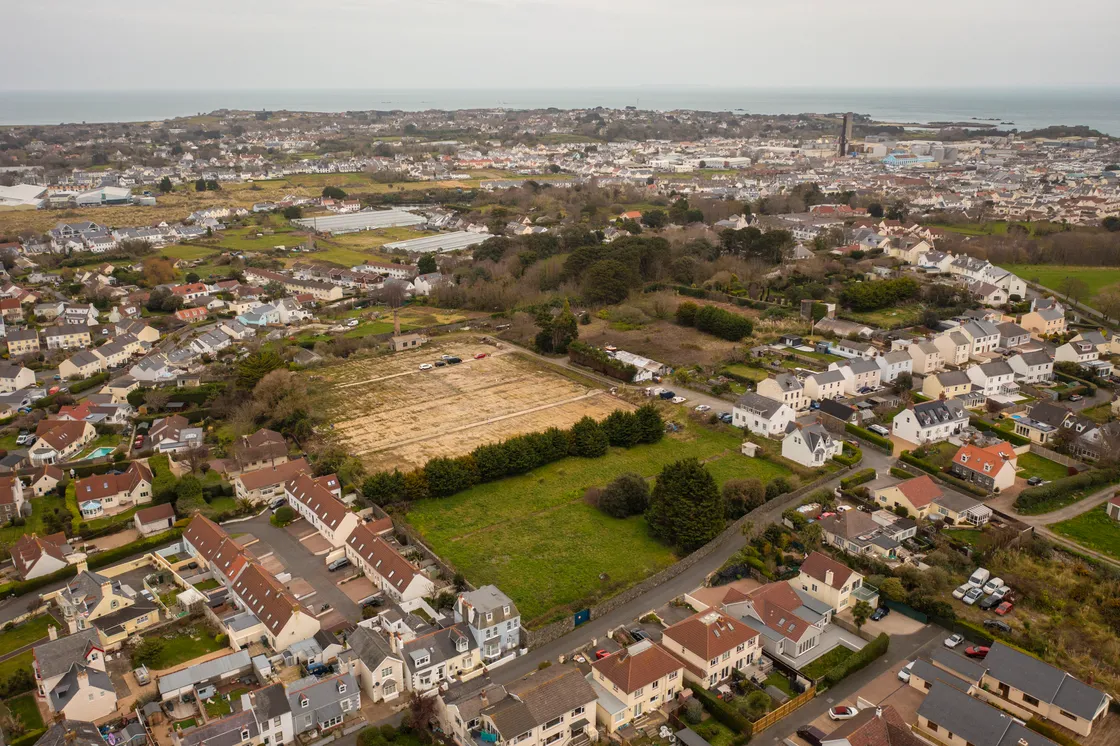 The nearby Pointes Rocques site is on the market with permission for 68 new homes.