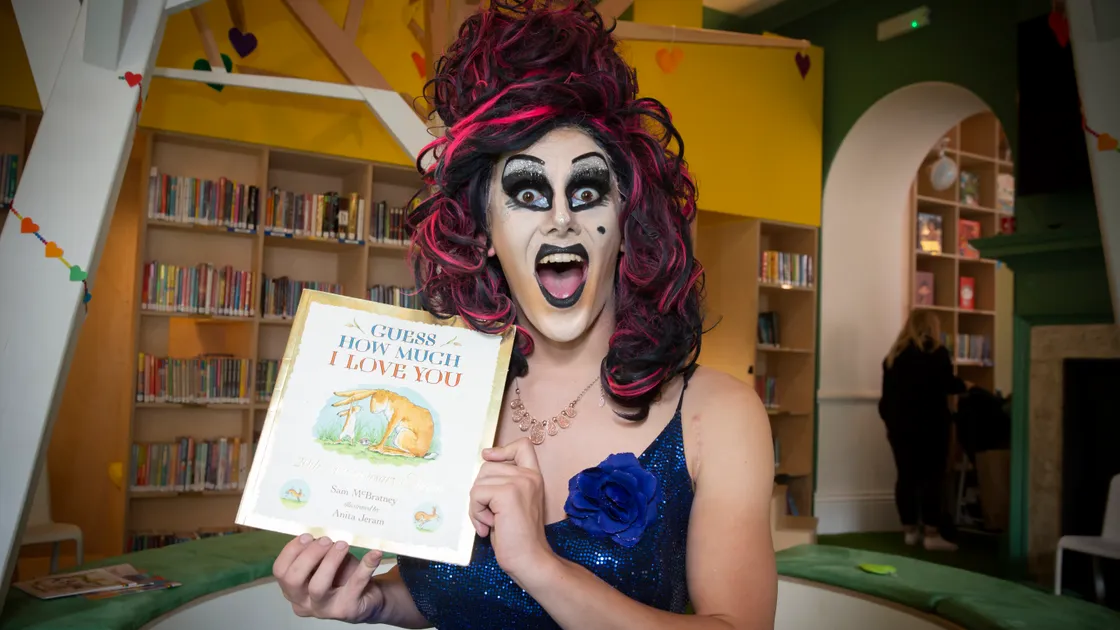 Drag queen Aida H Dee will be returning to the Guille-Alles Library on Saturday for the Drag Queen Story Hour. (Picture by Adrian Miller, 26696392)