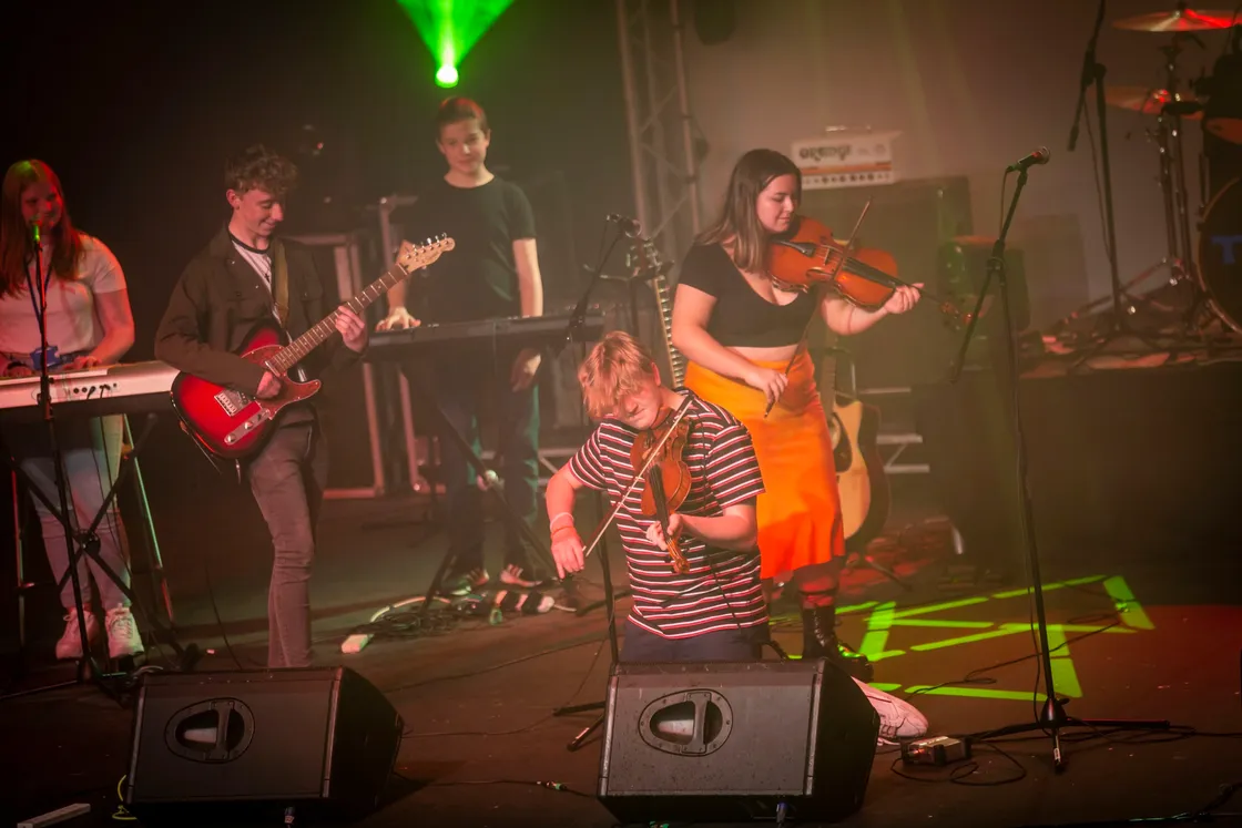 St Sampson's High School band, Rogue. (Picture by Sophie Rabey, 29554597)