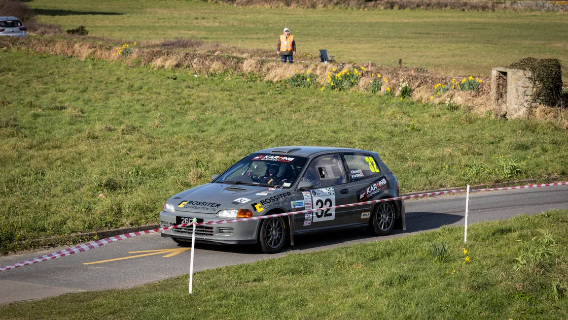 Adam Le Ray and navigator Dave Harvey finished third in class and 12th overall in last year’s Guernsey Rally