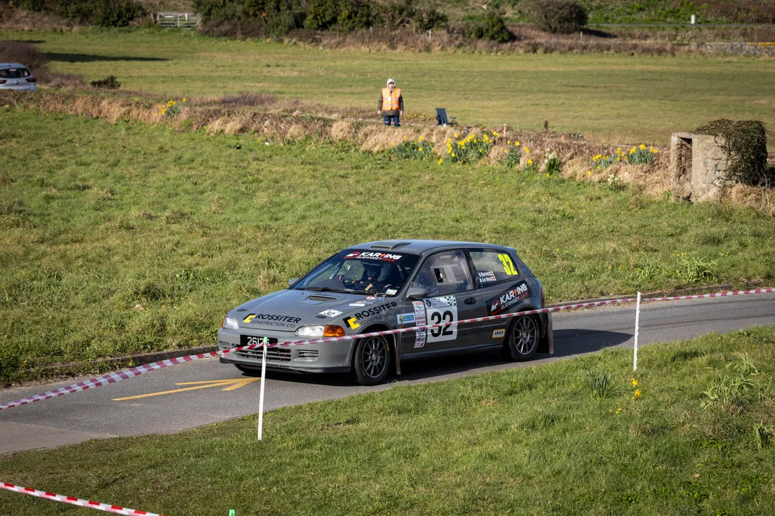 Adam Le Ray and navigator Dave Harvey finished third in class and 12th overall in last year’s Guernsey Rally