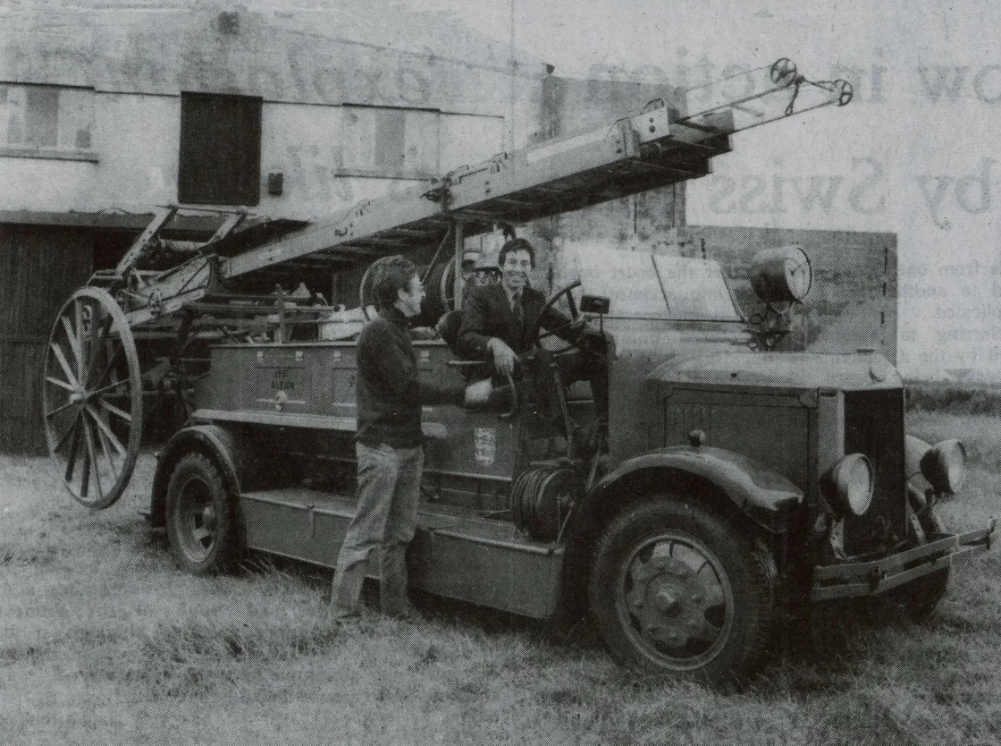 1931 Sarnia II Fire Engine. Outside the firing range which is now the museum store. 