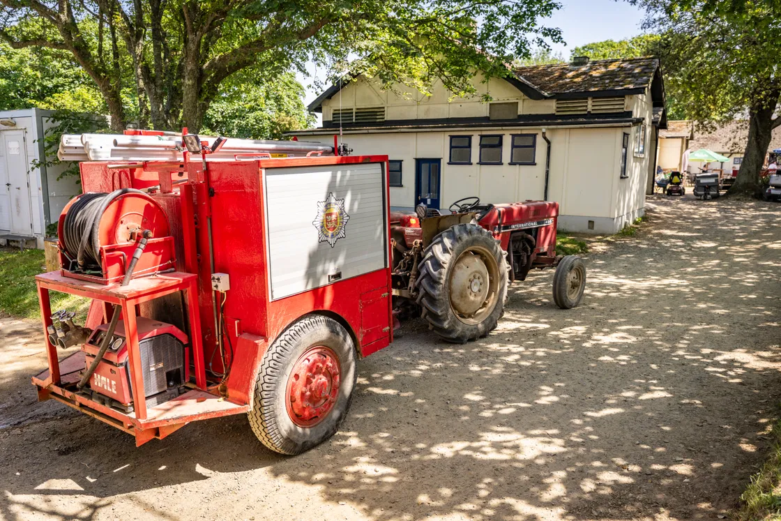 The Sark Fire & Rescue Service’s tractor-pulled appliance