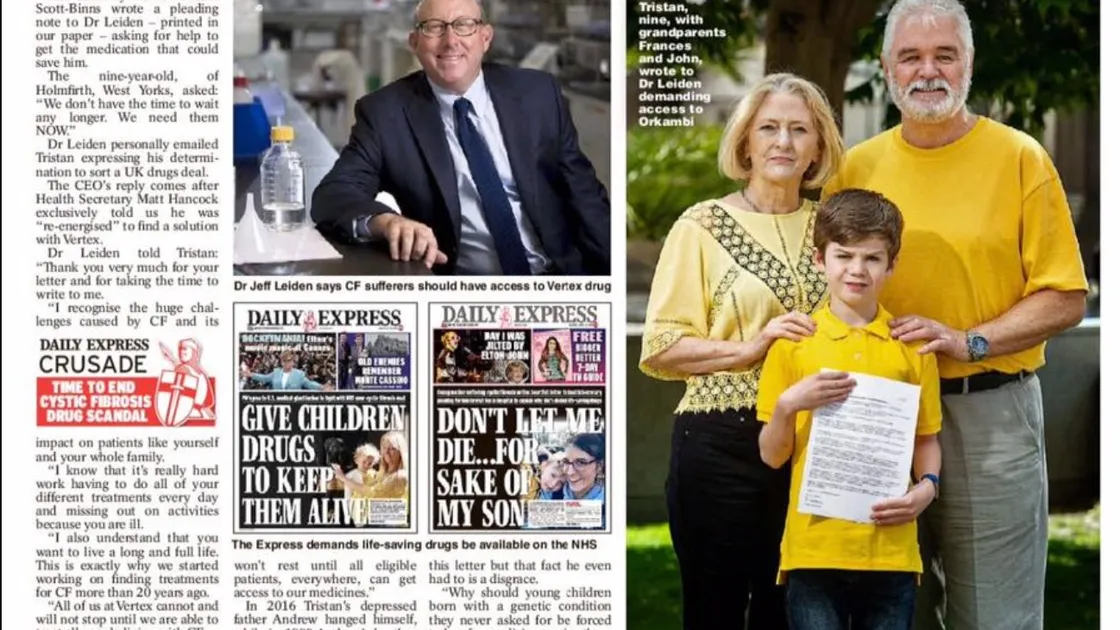 The UK campaign has gained national press coverage.