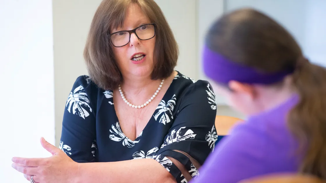 Director of Public Health Dr Nicola Brink talking to Guernsey Press news editor Juliet Pouteaux about the difficult balancing act between people who have to isolate if contacts of positive Covid cases and the freedom of people to connect with families again. (Picture by Peter Frankland, 29746176)