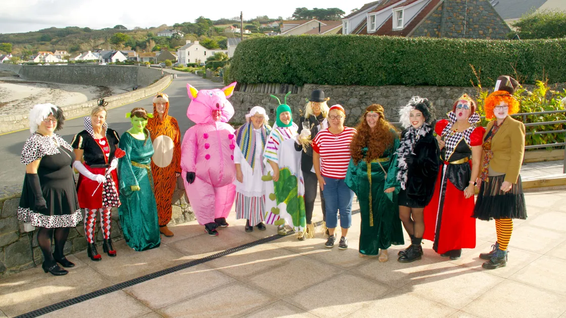 The Self-Raisers dressed as characters from children's books and films to raise money for Autism Guernsey. (Picture by Tony Rive, 30167269)