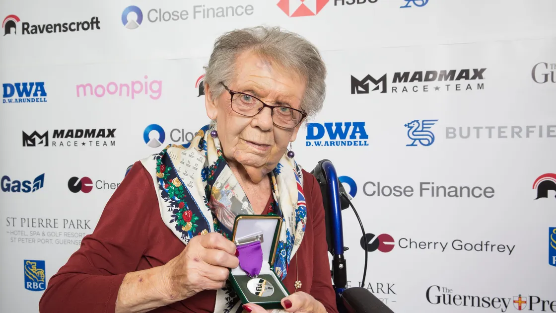  Enid Falla with her Parent of the Year award at  the 202 Pride of Guernsey awards.(29819360)