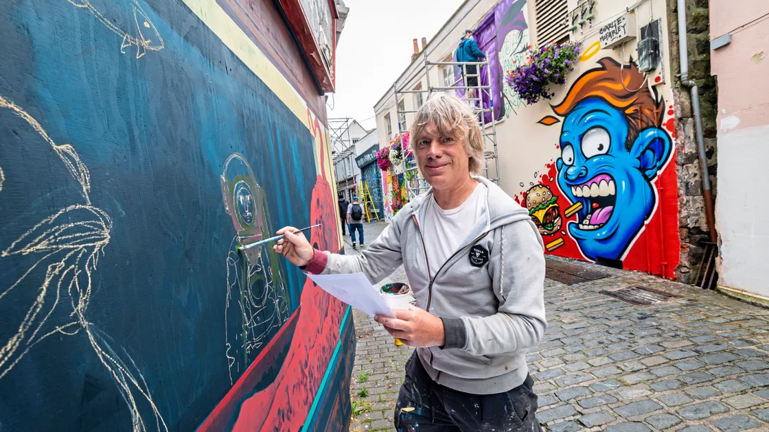 Local artist Tim Gaudion has been among those involved.