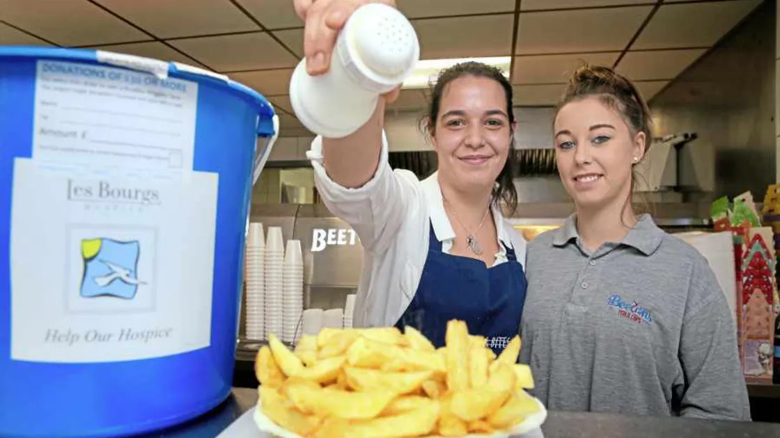 Chippy cooks up a tasty sum for the hospice