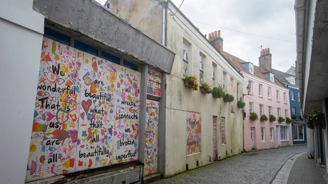 Mansell Street. The area has come under scrutiny as the Development & Planning Authority looks to force owners to tidy up scruffy buildings. (Picture by Luke Le Prevost, 31968257)