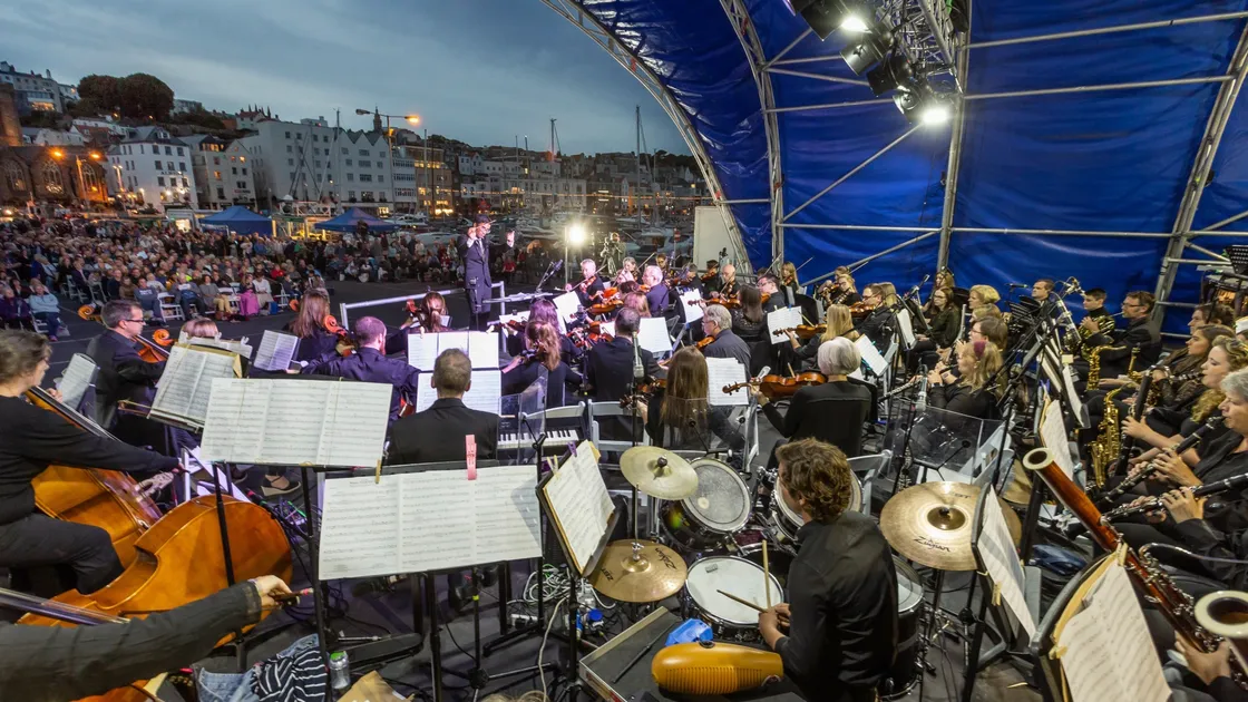 Proms on the Pier in 2018. This year’s event, Proms on the Wicket, takes place at the KGV playing fields on Saturday 12 September.  (Picture by Chris George Photography)
