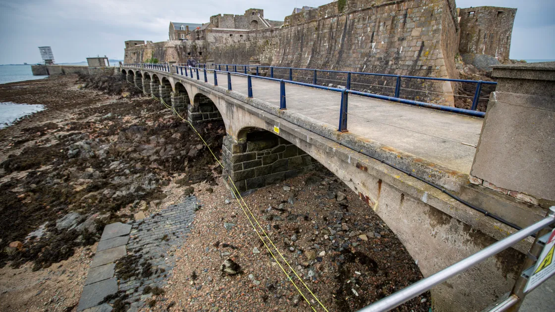 Local firm Geomarine was appointed as the contractor for the £6.2m. reconstruction in December