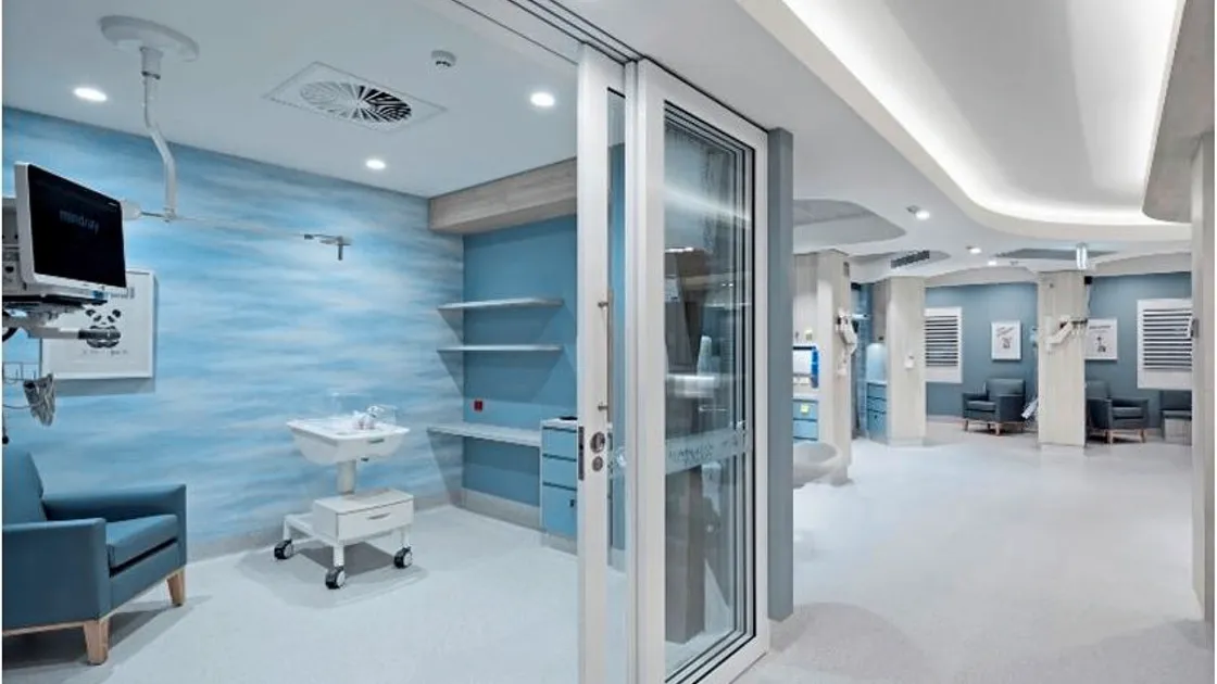 A computer-generated image of what part of the maternity and neonatal intensive care unit could look like.