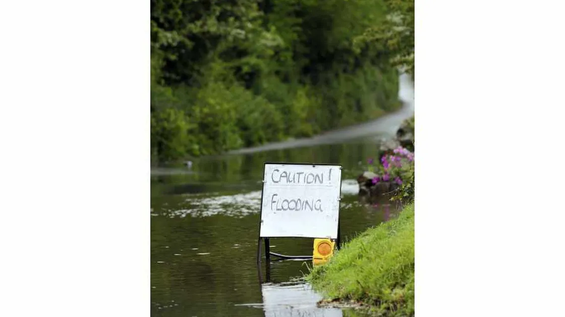 Flash floods cause misery on the roads