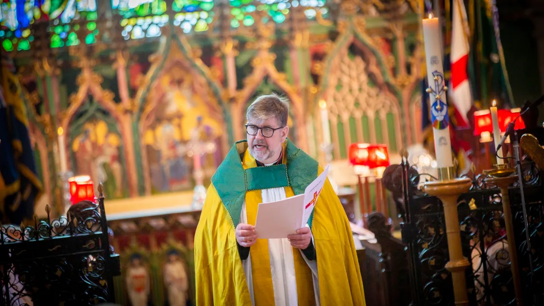 The Dean, the Very Rev. Tim Barker, conducted the service. (29528778)