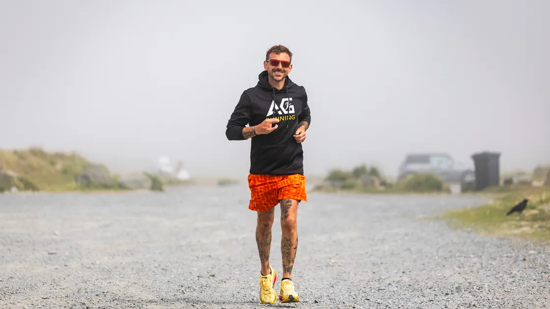 Adam Grogan’s ‘Naked Run’ in July is a fully clothed event but prohibits the use of smart watches.  (Picture by Sophie Rabey, 34801916)