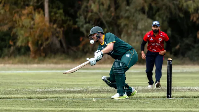 Guernsey batters set the platform to beat Austria