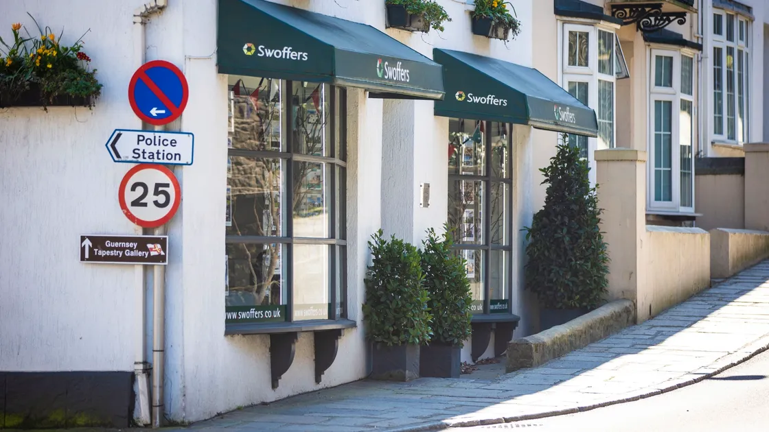 Estate agent in Ann's Place, St Peter Port. (Picture by Sophie Rabey, 27691673)