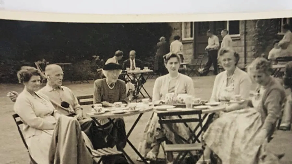 Left to Right: John Wright's mother and father Elsie and Will, Grandma Dorey, Molly [daughter of Eva], Eva and May [Eva's sister]. Picture supplied by John Wright. (27086424)