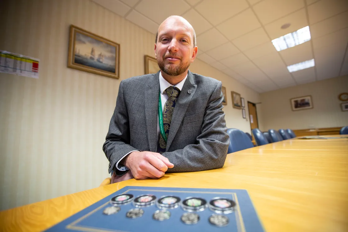 Lee De Carteret, central services director at the States, said it was great to see the coins in circulation for the Christmas – and pantomime – season. (26199613)