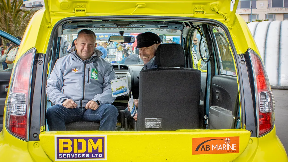 The team – all volunteer boat crew and experienced mariners – have been busy preparing the car to float this summer.
