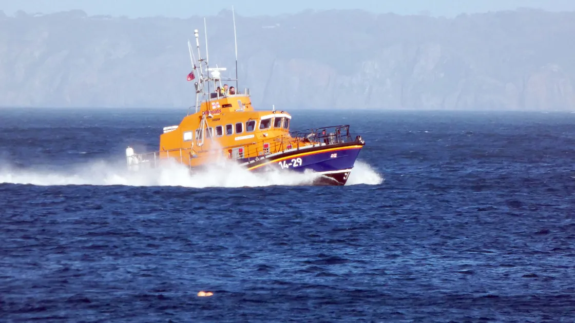 The Alderney lifeboat Inner Wheel II was launched on Friday. 	
