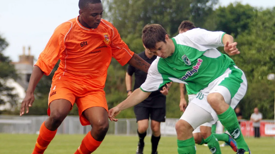 Ross Allen scored nine goals across both games when GFC and Croydon were in the same division more than a decade ago