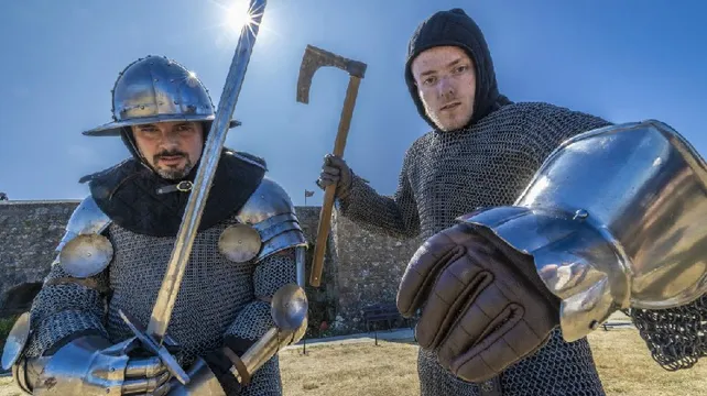 Castle Cornet turns positively medieval