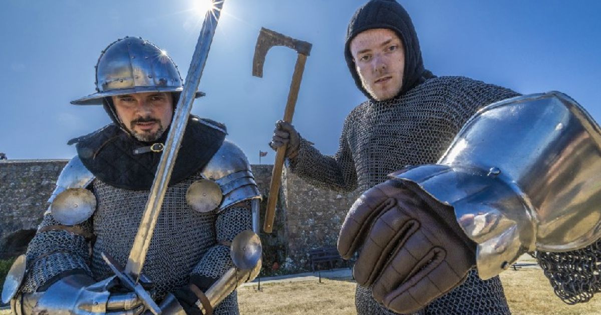 Castle Cornet turns positively medieval