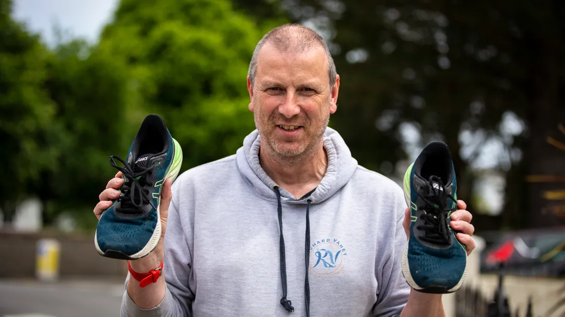 Former police officer Richard Vahey will be running 10k every day for more than five months in order to raise money for ‘Help a Guernsey Child’ in memory of his friend and one-time colleague Karl Addis. (Picture by Luke Le Prevost, 30895979)