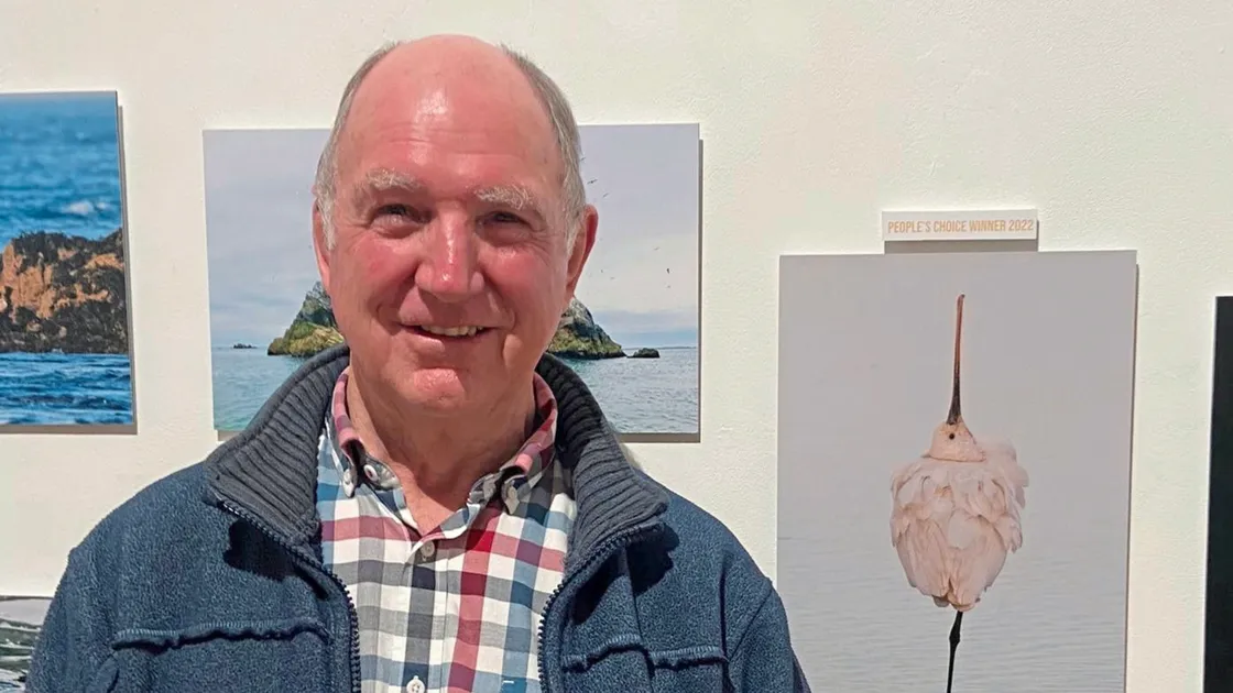 Rod was winner of People’s Choice for the Bailiwick Wildlife Photographer Open Exhibition, with his photo of a spoonbill.