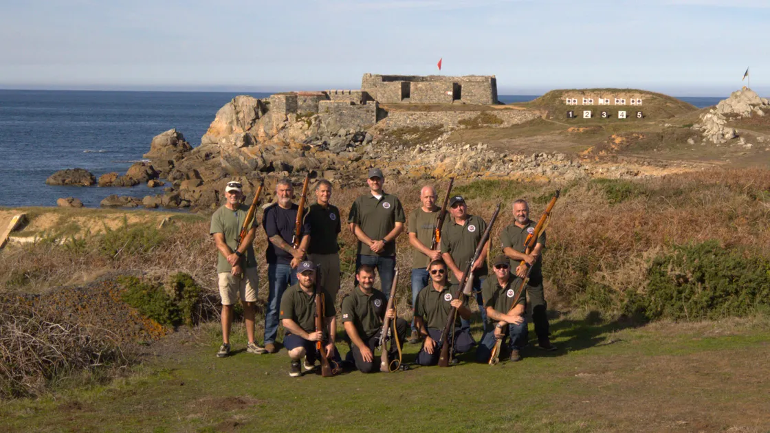 The opening also marked the first time that the group has conducted its own full shoot at Fort Le Marchant.