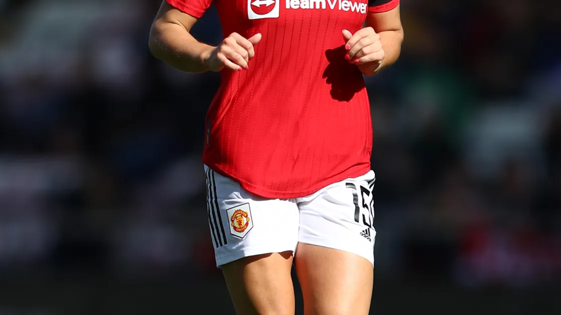 Manchester United's Maya Le Tissier during the Women's Super League match at the Leigh Sports Village, Manchester. (31279167)