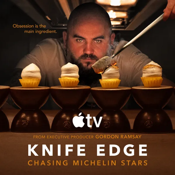 Knife Edge: Chasing Michelin Stars airs on Apple TV on Friday, with new episodes released each Friday until 6 November.