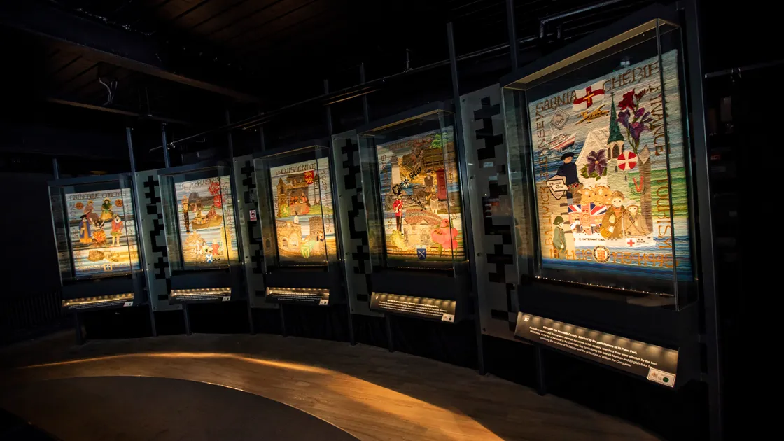 The tapestry was expected to go on permanent display at Castle Cornet this summer