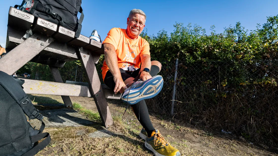 Greg Josey has been raising money for Les Bourgs Hospice