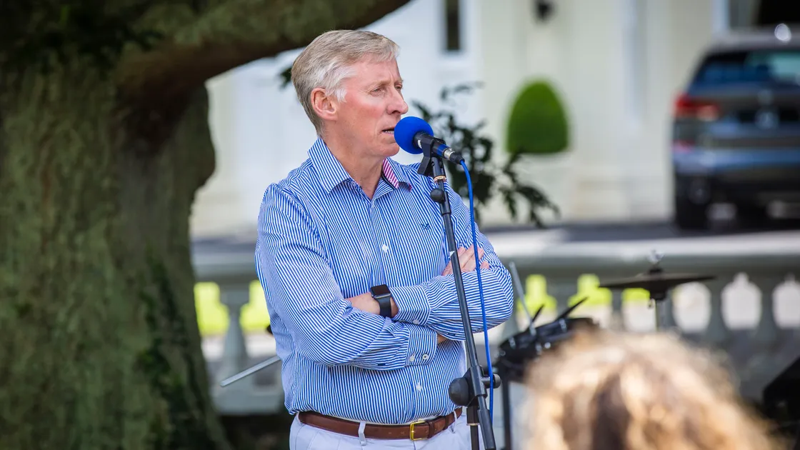 It will be His Excellency and Lady Corder’s last Christmas in Government House. ‘We have both developed the greatest affection for our adopted island home over the past four and a half years,’ said Sir Ian. (Picture by Sophie Rabey, 29052784)
