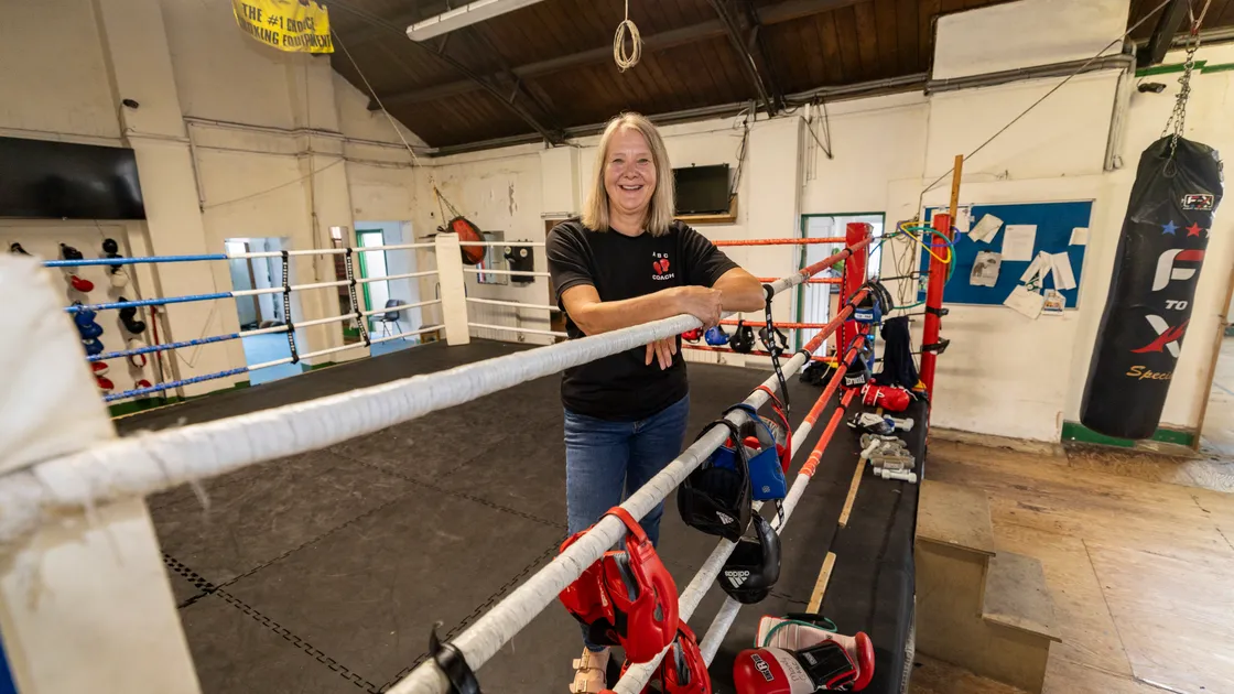 The Amalgamated Boxing Club has reached its £1m. fundraising goal after eight years and will look to start its renovation next year. Boxing development officer Mandy Hobart is pictured.