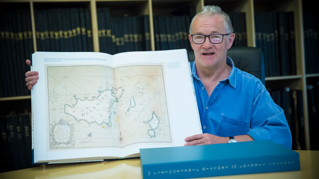 Martin Morgan has compiled a book of Channel Island maps, The Cartographic History of the Channel Islands. (Picture by Peter Frankland,24533256)