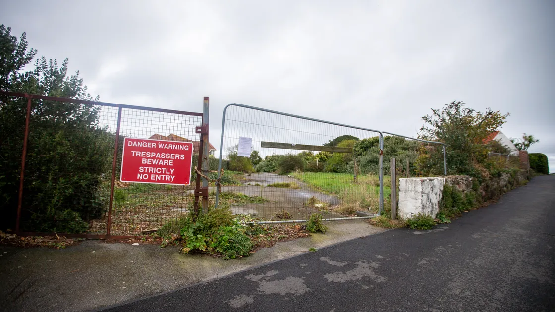 The site of the former Idlerocks Hotel in Jerbourg Road where it is planned a luxury home will be built. (Picture by Luke Le Prevost, 31394374)