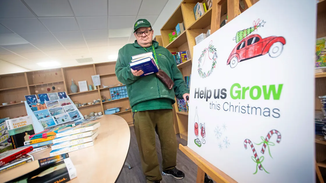 Grow Ltd is opening a shop selling its products and other locally-made items. Karl Parkyn is one of the crew members looking forward to working in the shop. (Picture by Peter Frankland, 33758052)