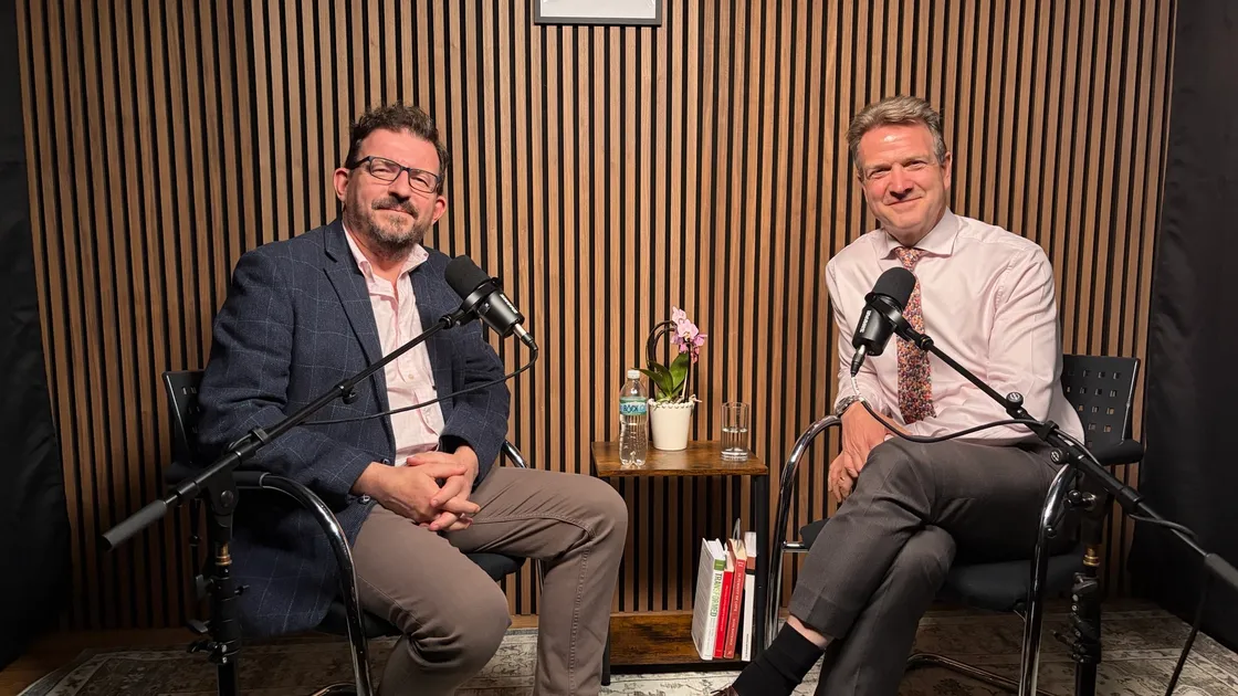 Consultant urologist Owen Cole, left, features on the first episode of the new podcast with host Dr Nick Dunn.