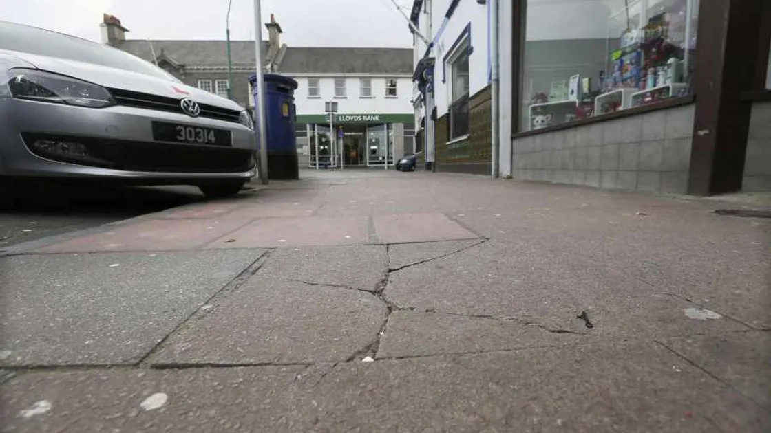 Pavement fall leads to claim
